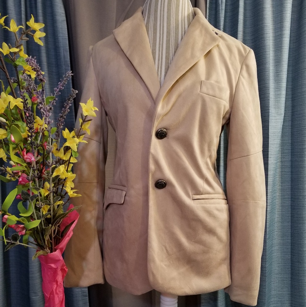 MENS FAUX SUEDE BLAZER NWT!!
